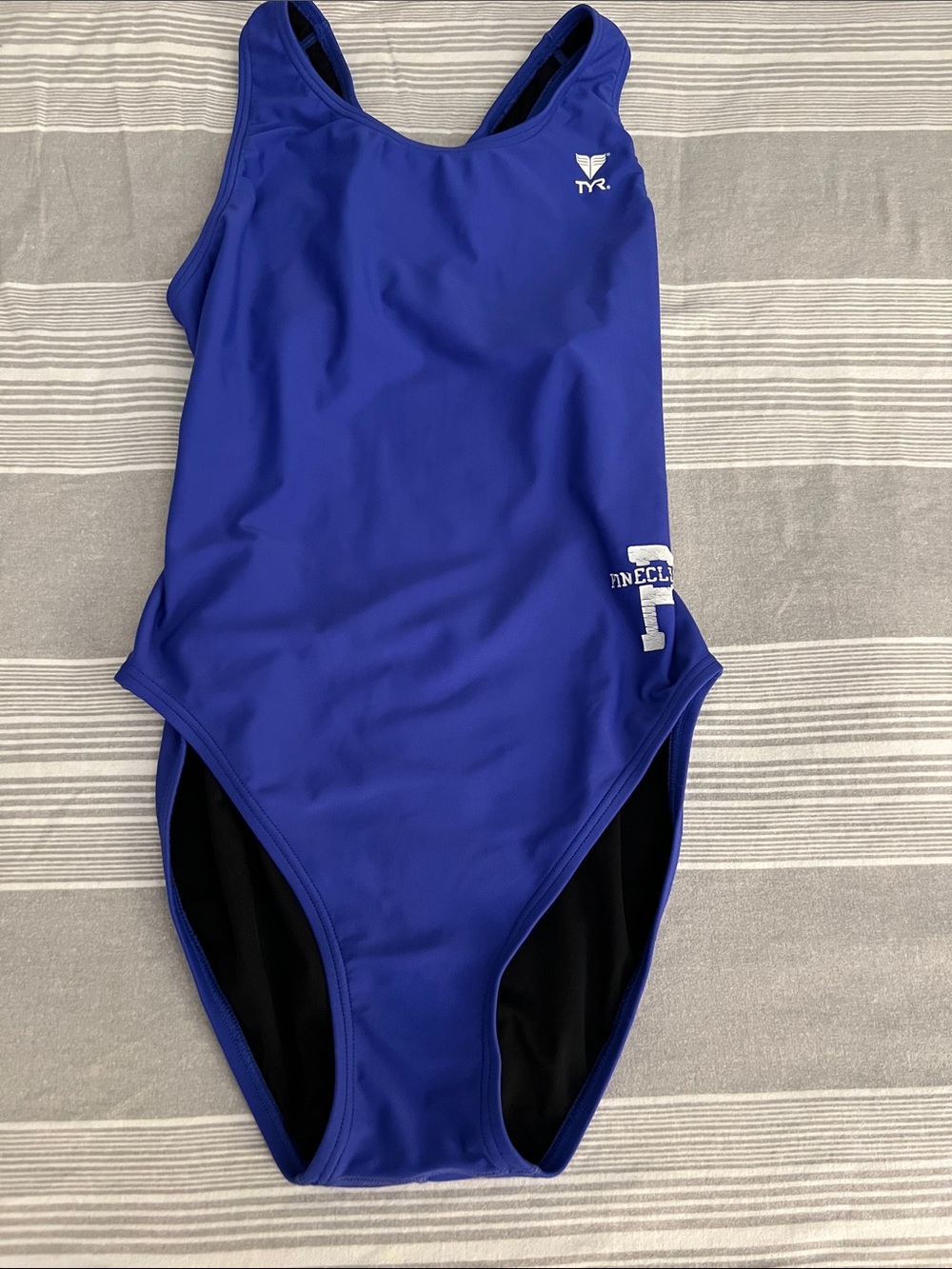 TYR Girls' Cobalt Blue One-Piece Swim Suit